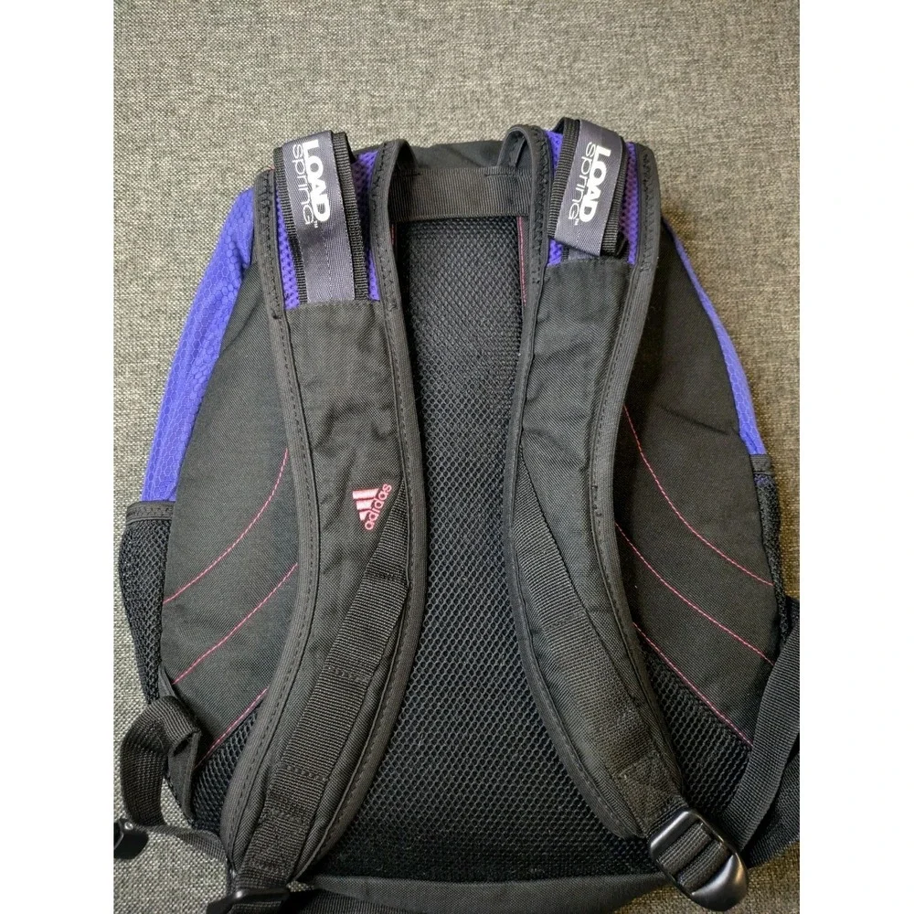 Adidas Load Sprint Backpack Laptop School Sports Travel Hiking Black-Pink-Purple